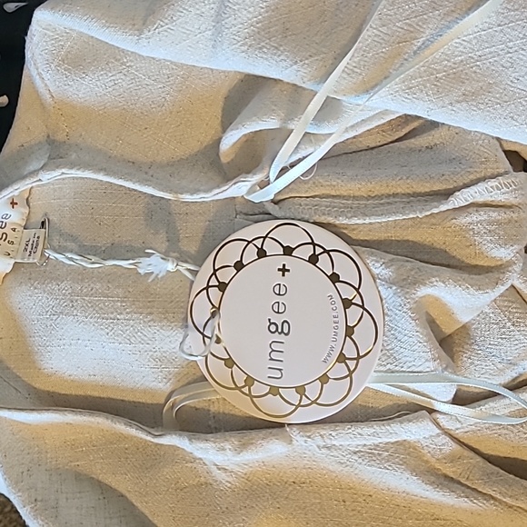 Umgee Linen Fringe Hem Dress with pockets - Picture 4 of 5